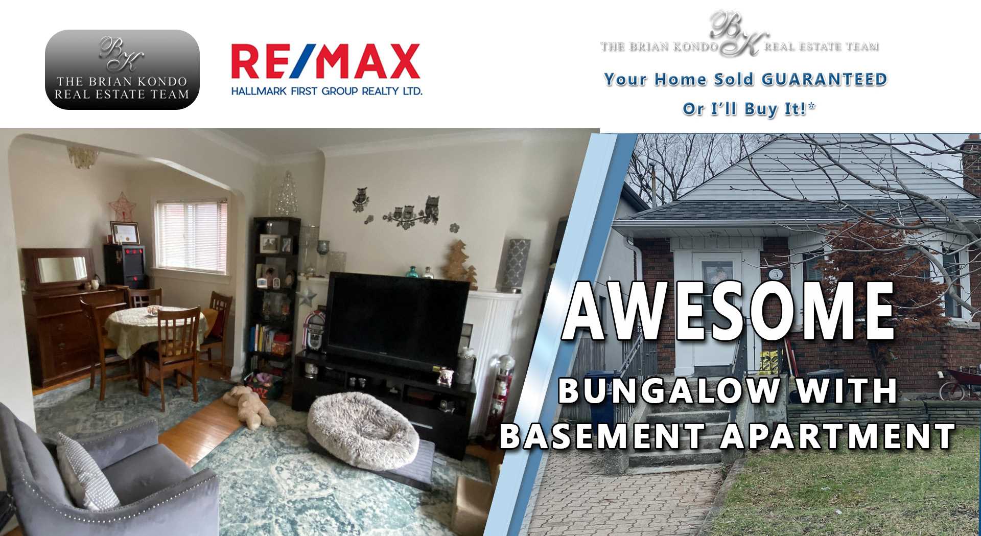 AWESOME BUNGALOW WITH BASEMENT APARTMENT FOR SALE! | The Brian Kondo Real Estate Team