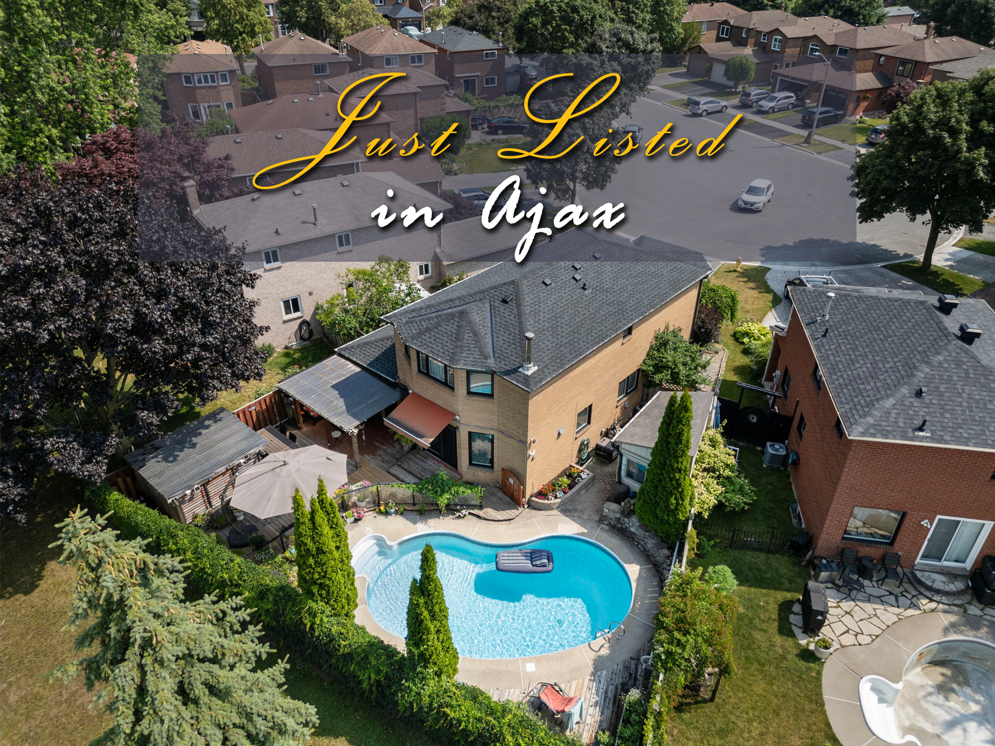 11 Bowers Court, Ajax: Resort-Style Backyard Oasis on a Quiet Court Backing Onto a Park