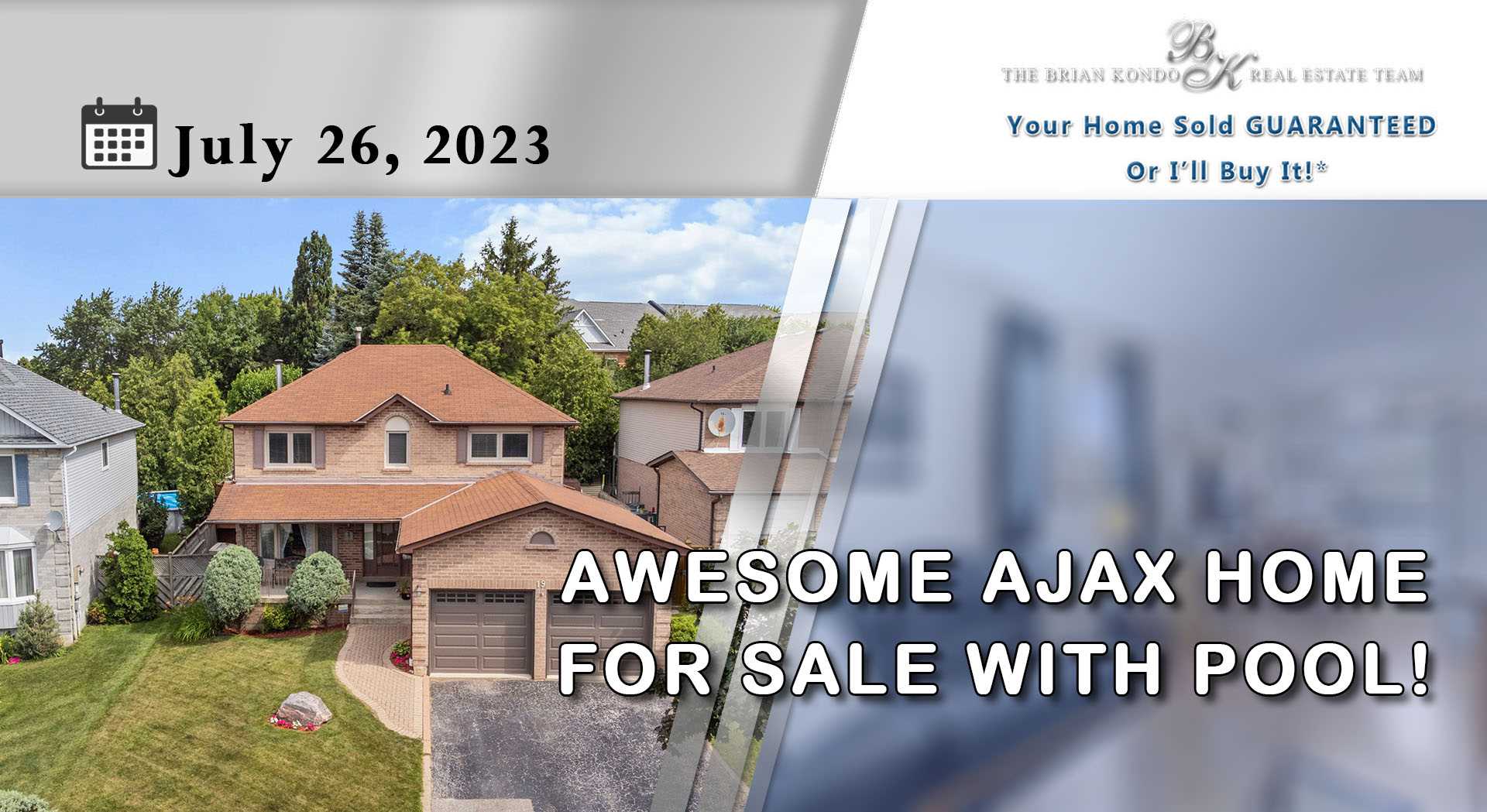 AWESOME AJAX HOME FOR SALE WITH POOL! | The Brian Kondo Real Estate Team