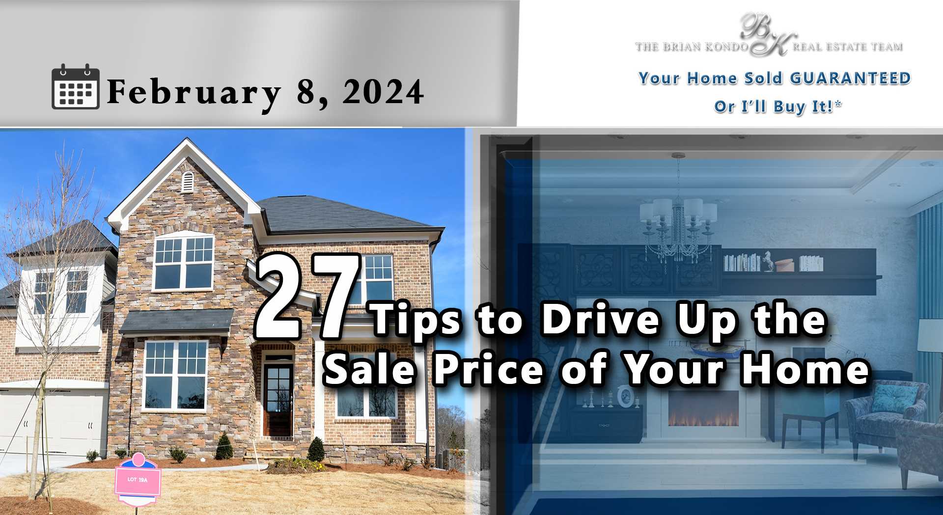 27 Tips to Drive Up the Sale Price of Your Home
