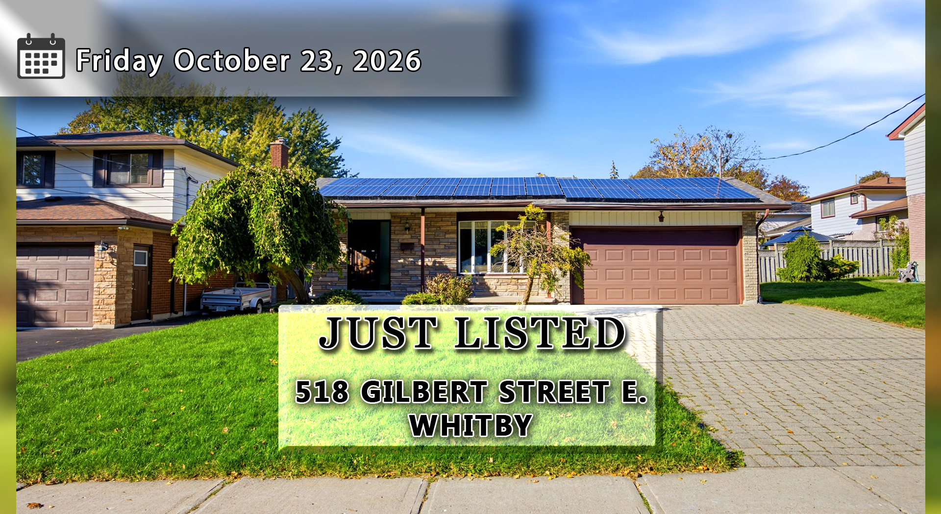 JUST LISTED: Spacious 4-Bedroom Whitby Home With Gorgeous Renovated Kitchen!
