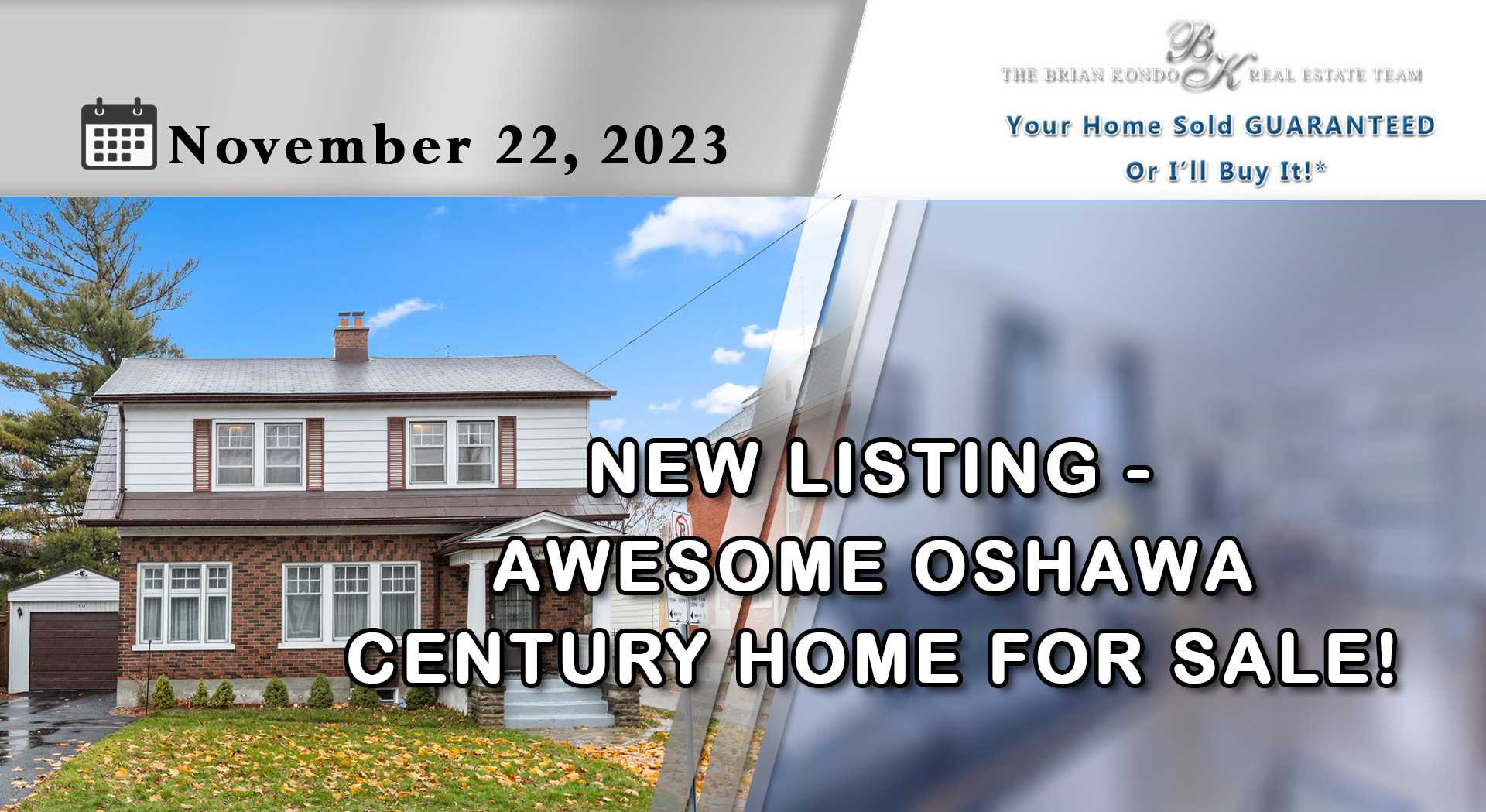 NEW LISTING - AWESOME OSHAWA CENTURY HOME FOR SALE! $699,000!
