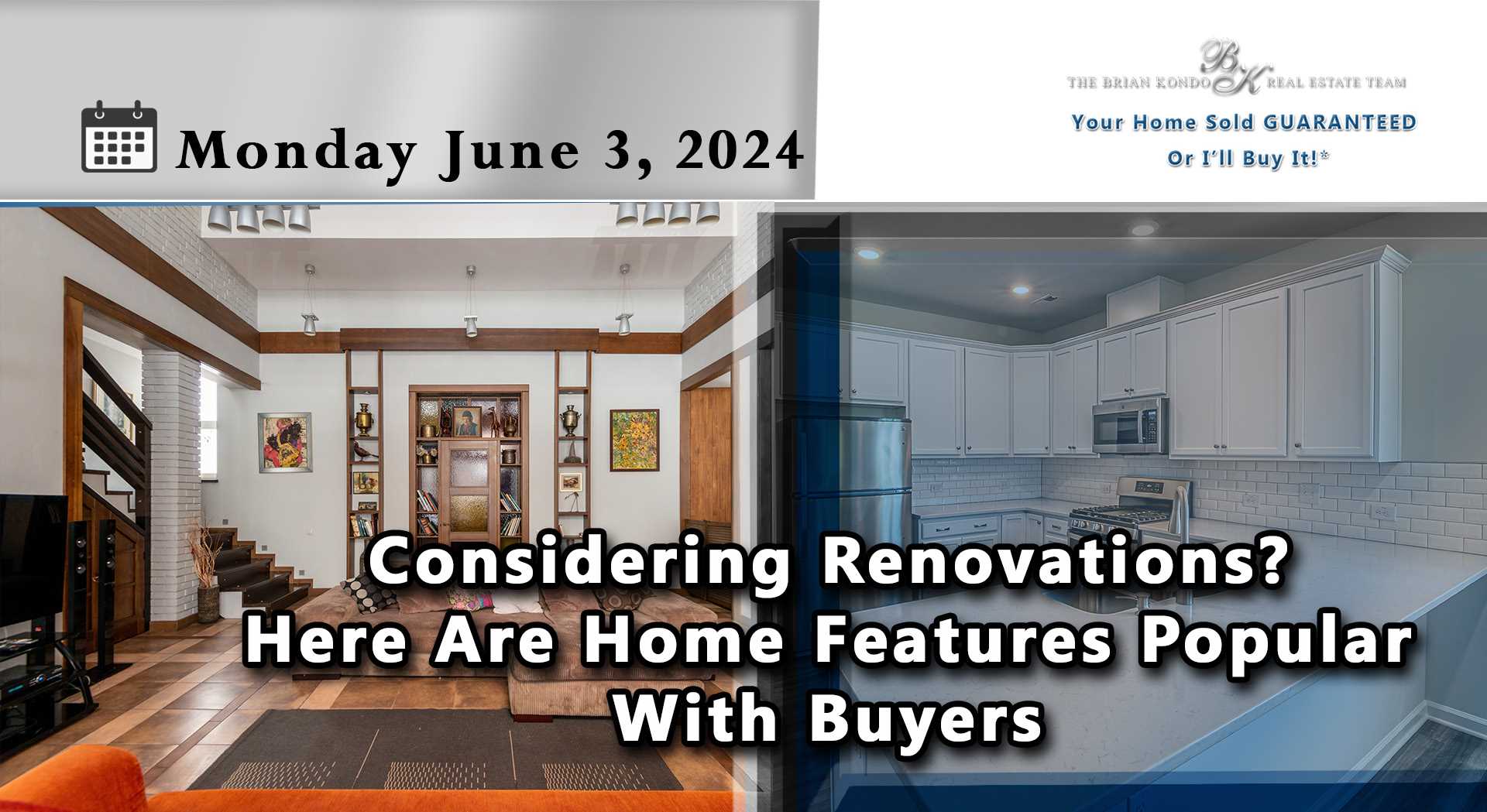 Considering Renovations? Here Are Home Features Popular With Buyers