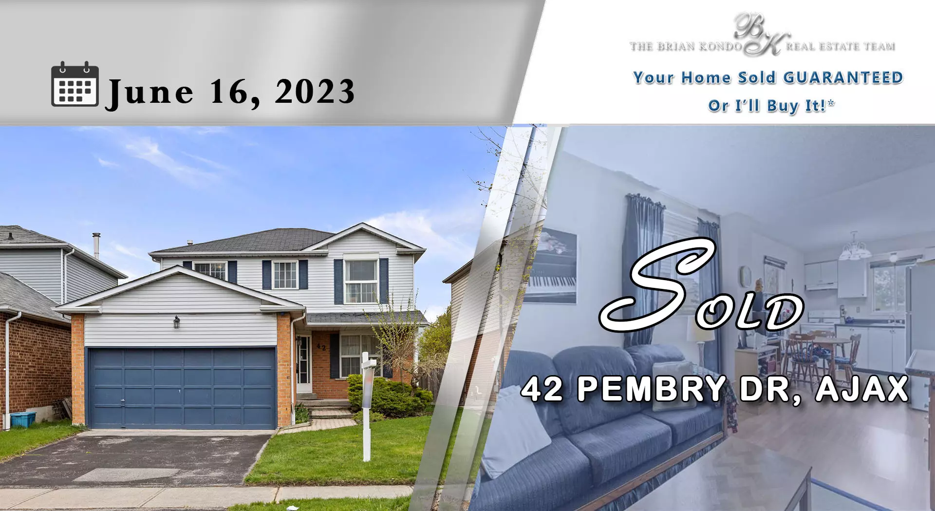 Recently Sold Property - 42 Pembry Dr, Ajax