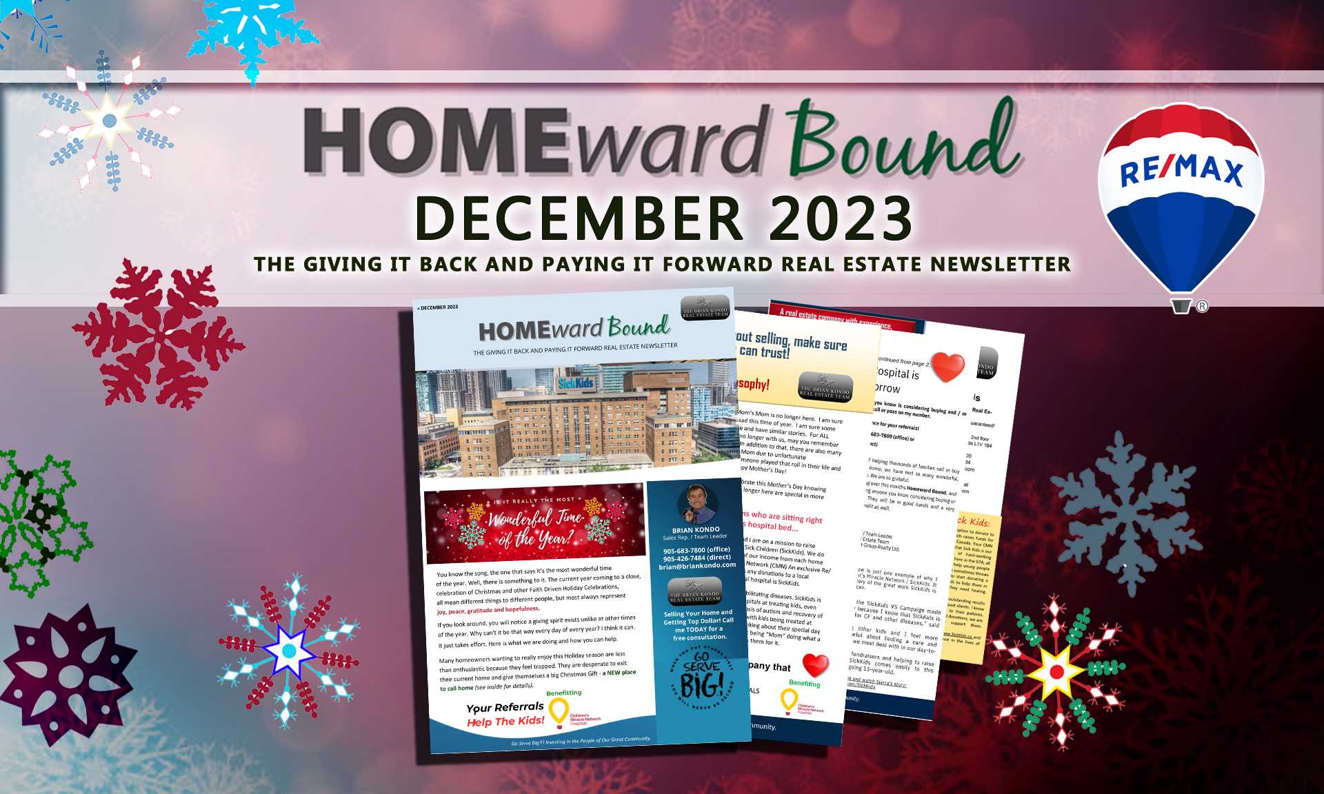 Homeward Bound Newsletter December 2023 | The Brian Kondo Real Estate Team