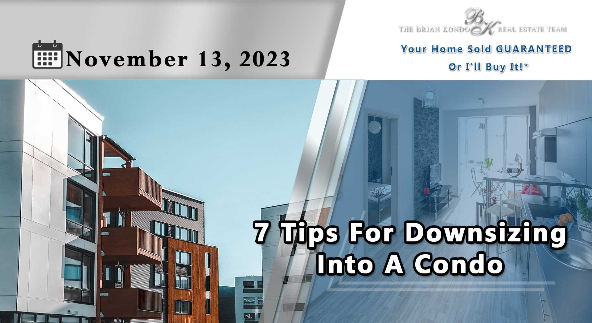 7 Tips For Downsizing Into A Condo