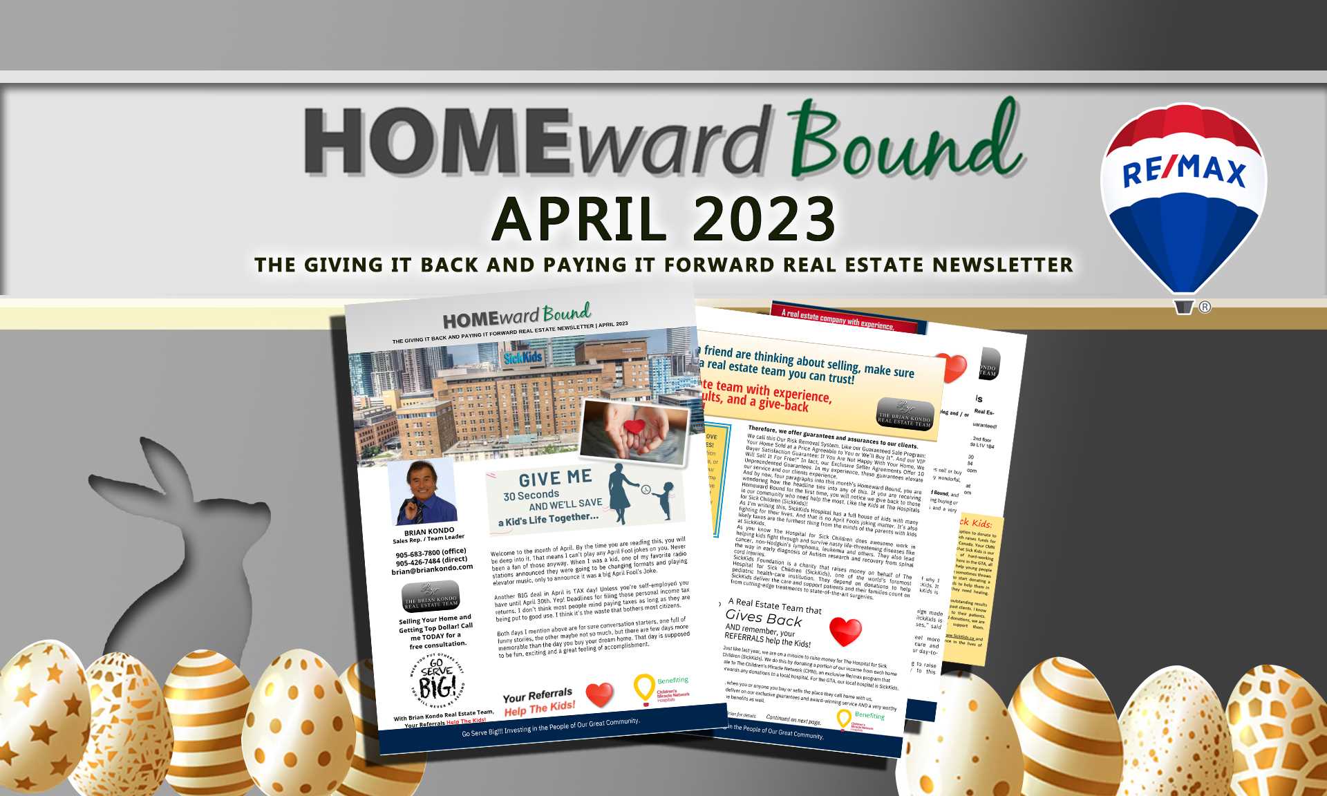 Homeward Bound Newsletter April 2023 | The Brian Kondo Real Estate Team