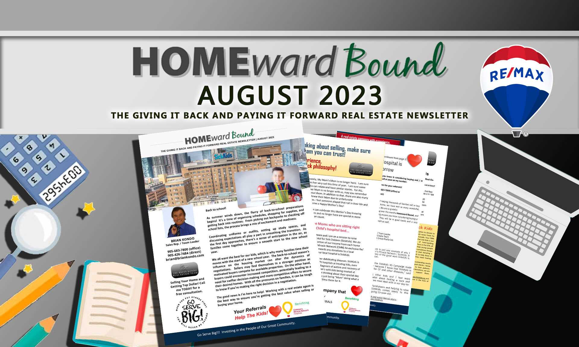 Homeward Bound Newsletter August 2023 | The Brian Kondo Real Estate Team