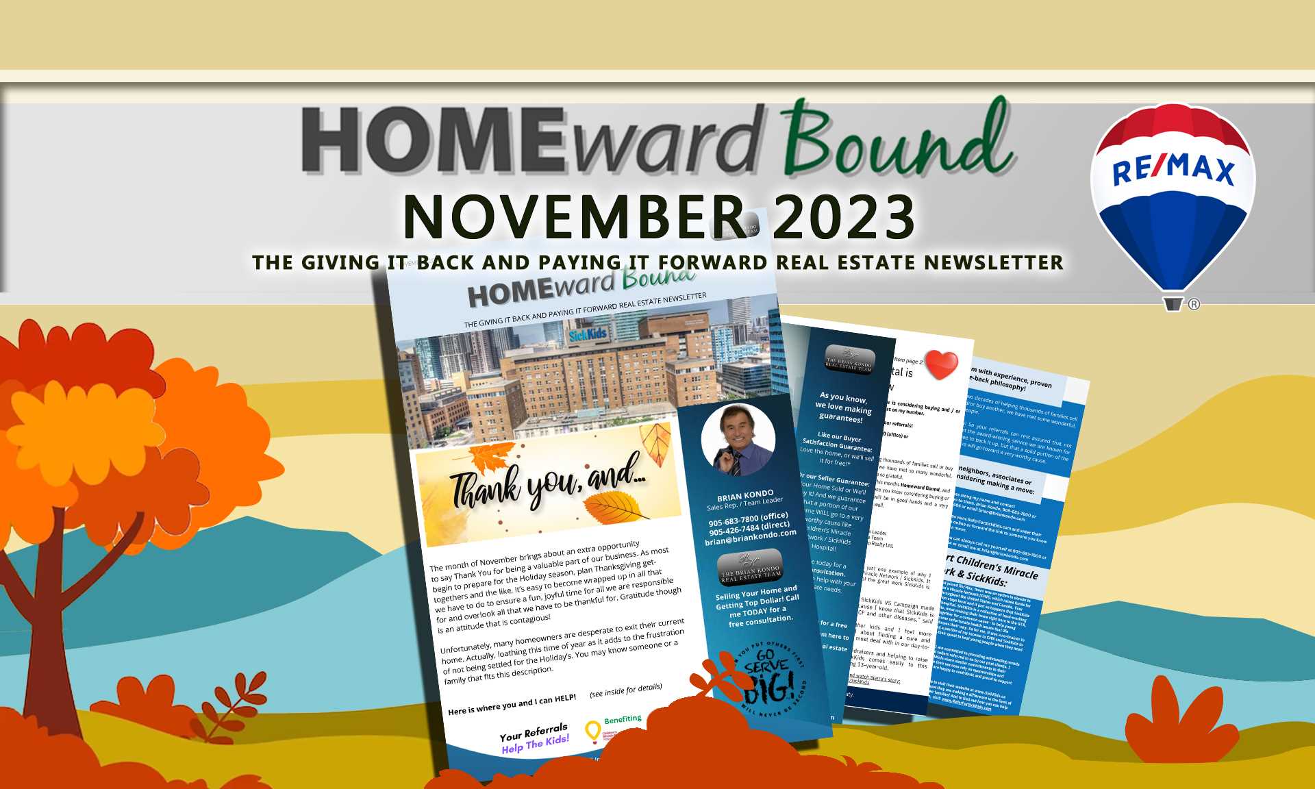 Homeward Bound Newsletter November 2023 | The Brian Kondo Real Estate Team