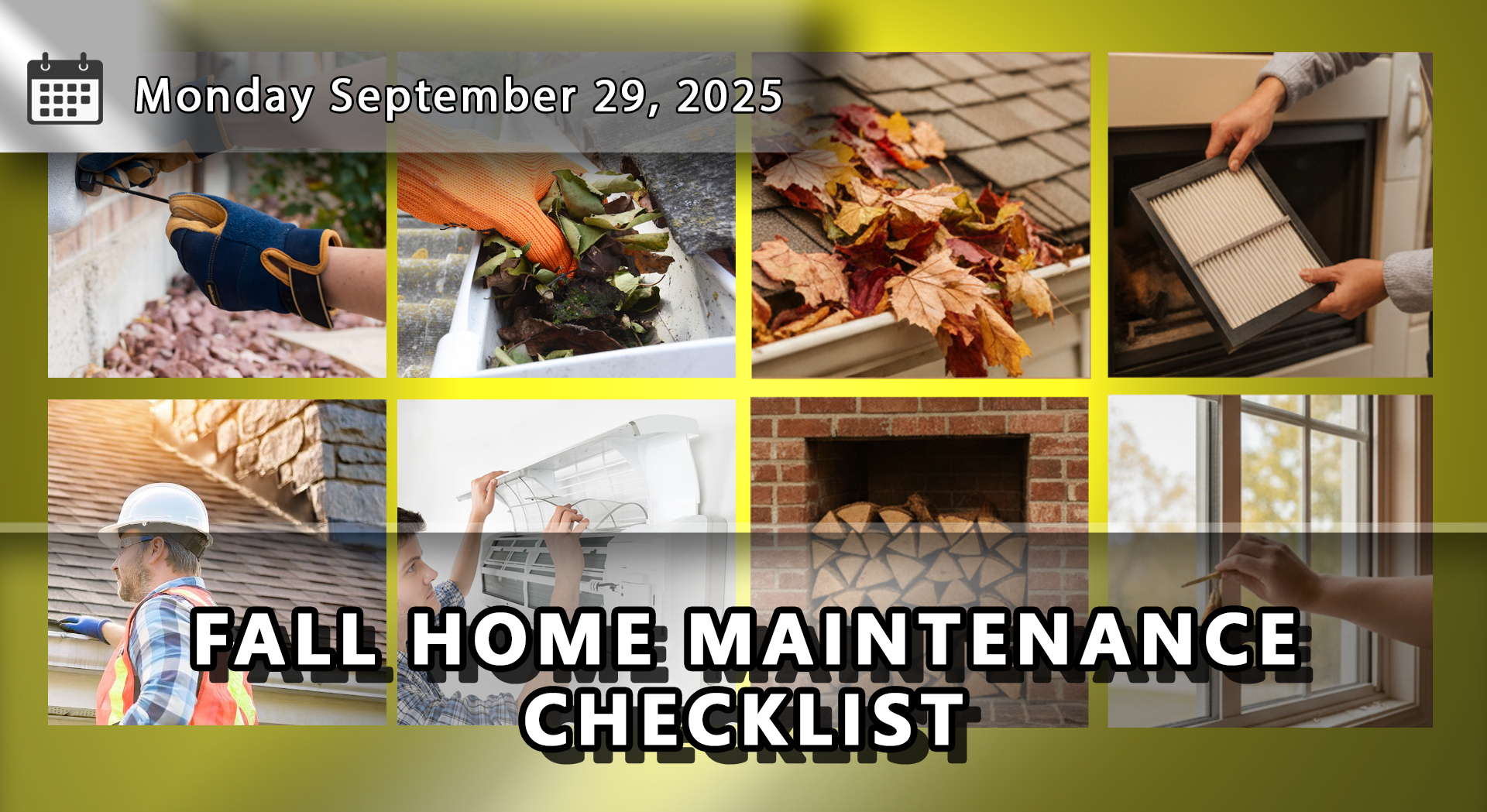 Fall Home Maintenance Checklist