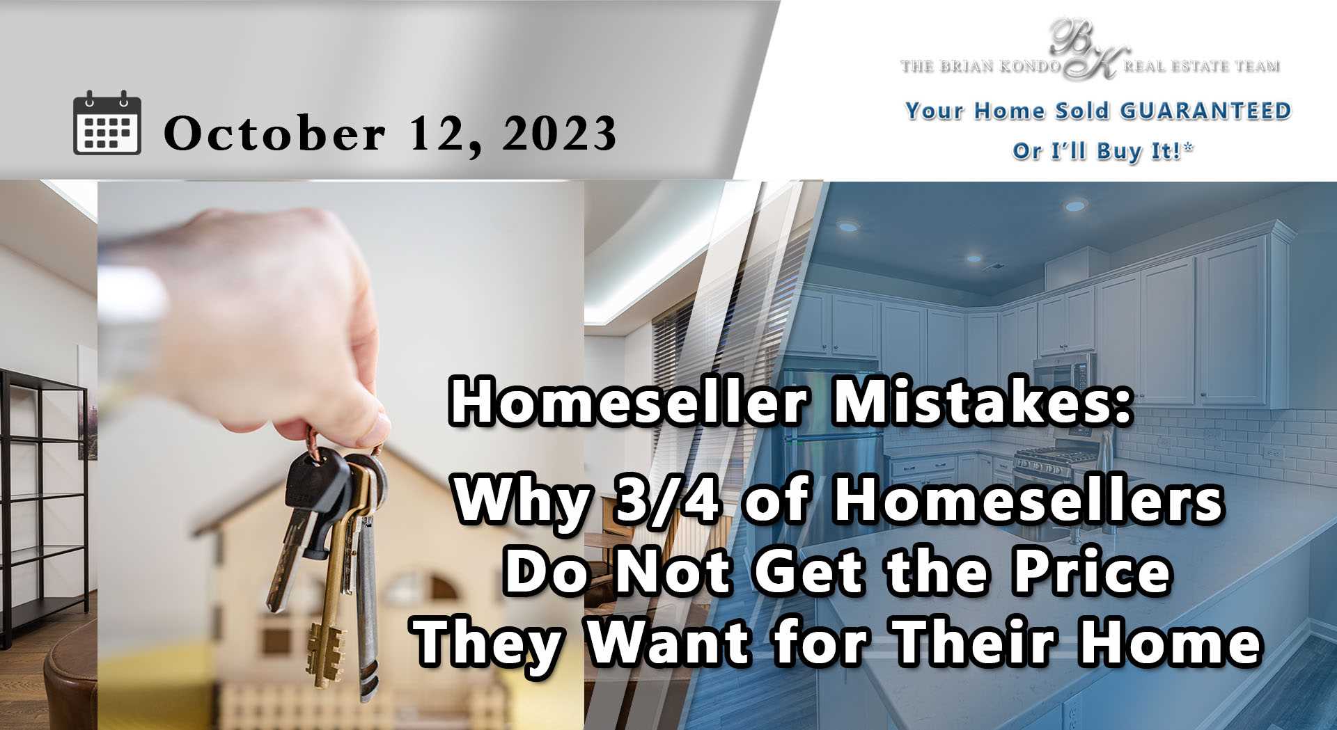 Why 3/4 of Homesellers Do Not Get the Price They Want for Their Home