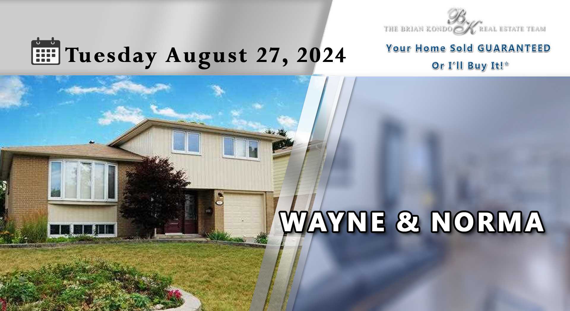 What Our Clients Had to Say About Working With The Brian Kondo Real Estate Team | Wayne & Norma