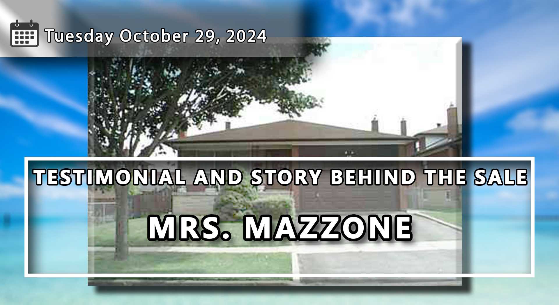 What Our Clients Had to Say About Working With The Brian Kondo Real Estate Team | Mrs. Mazzzone