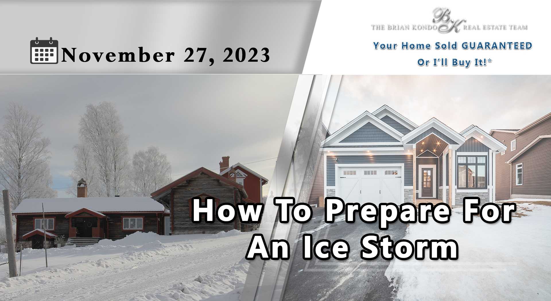 How To Prepare For An Ice Storm