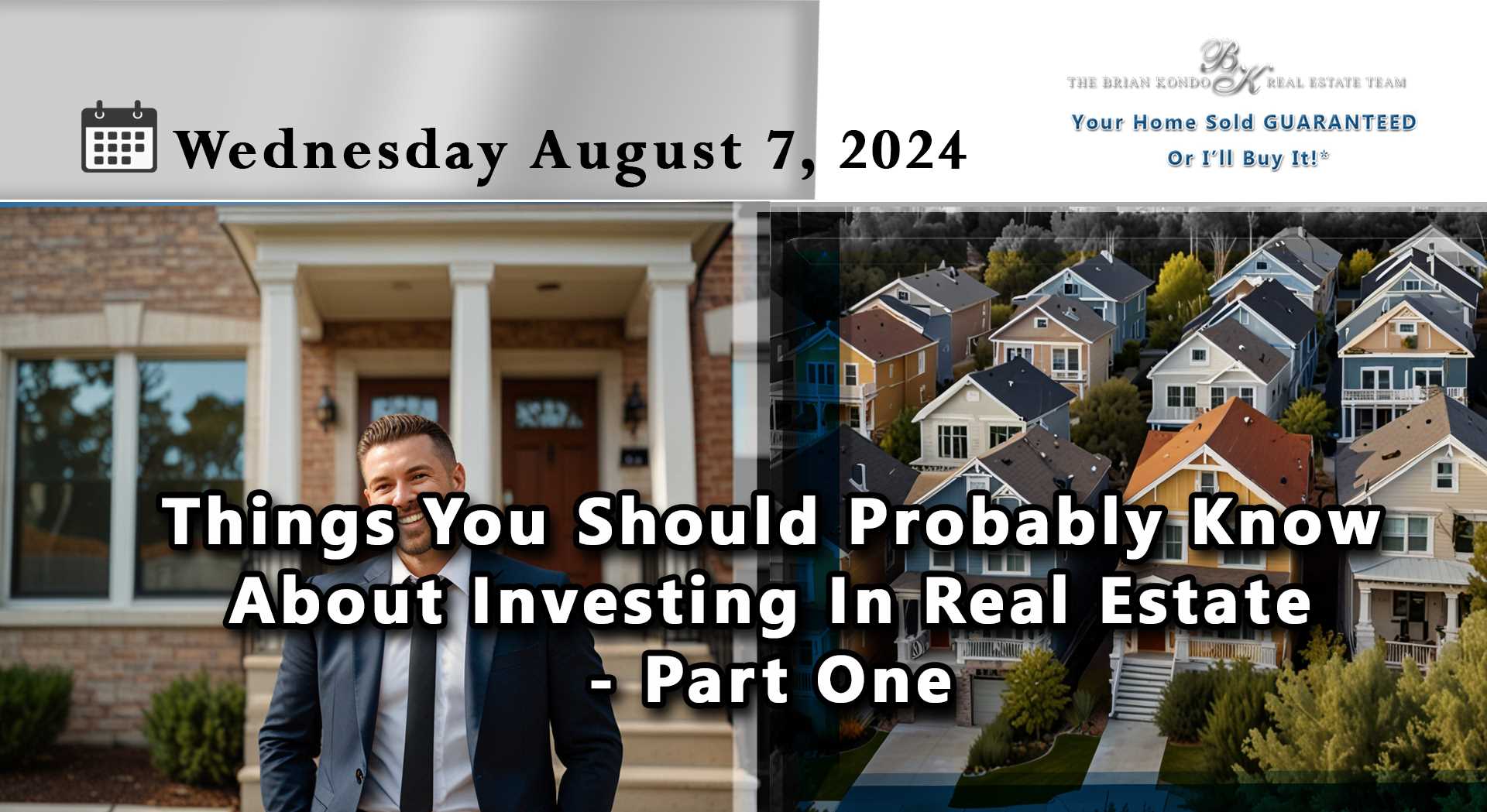 Things You Should Probably Know About Investing In Real Estate - Part One