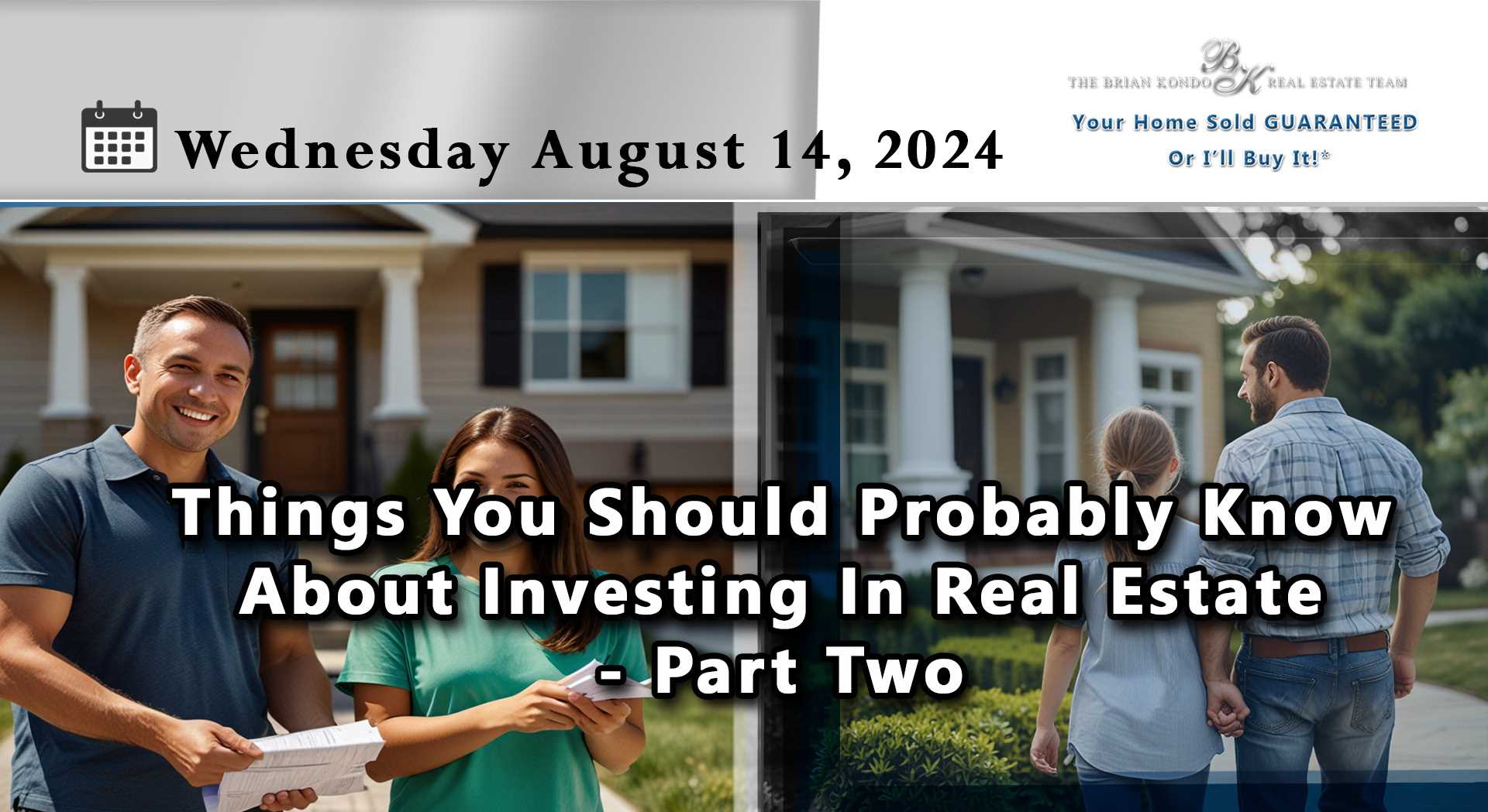 Things You Should Probably Know About Investing In Real Estate - Part Two