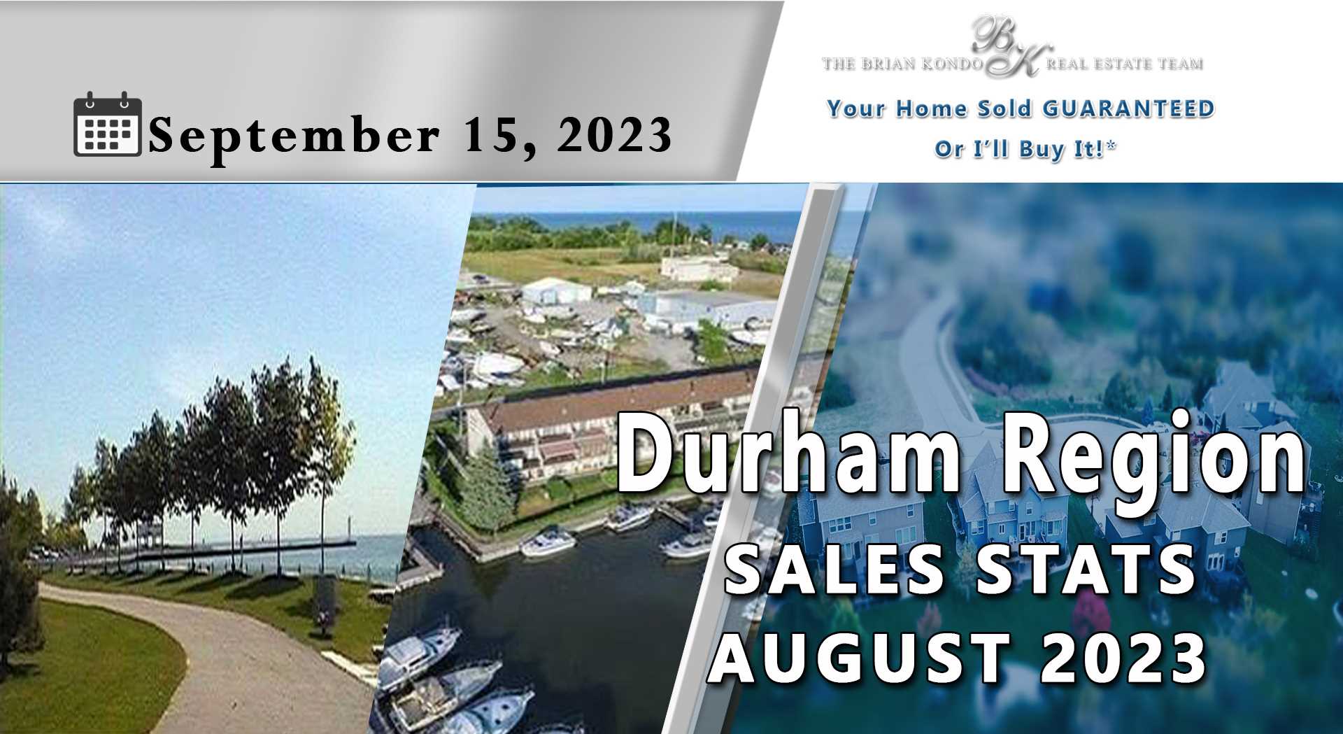 DURHAM REGION SALES STATS AUGUST 2023