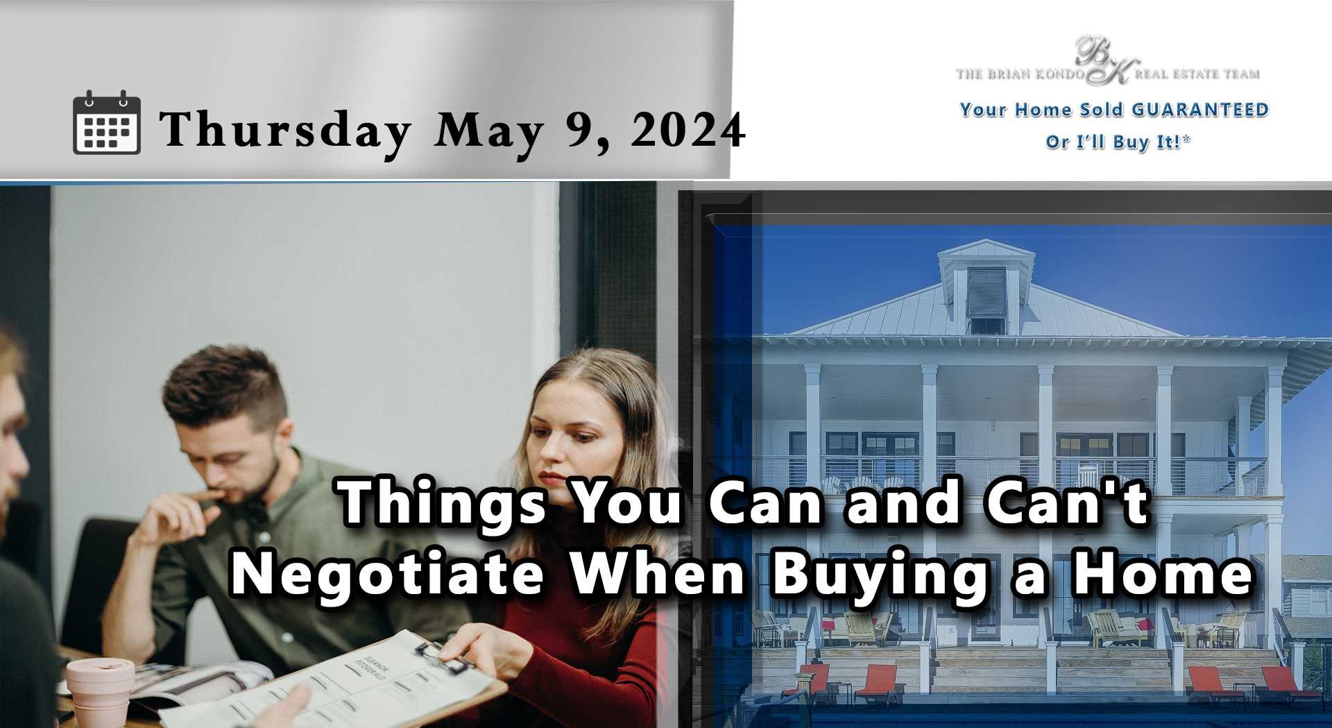 Things You Can and Can't Negotiate When Buying a Home