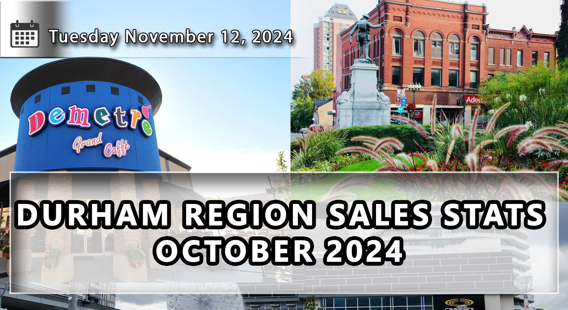 DURHAM REGION SALES STATS OCTOBER 2024