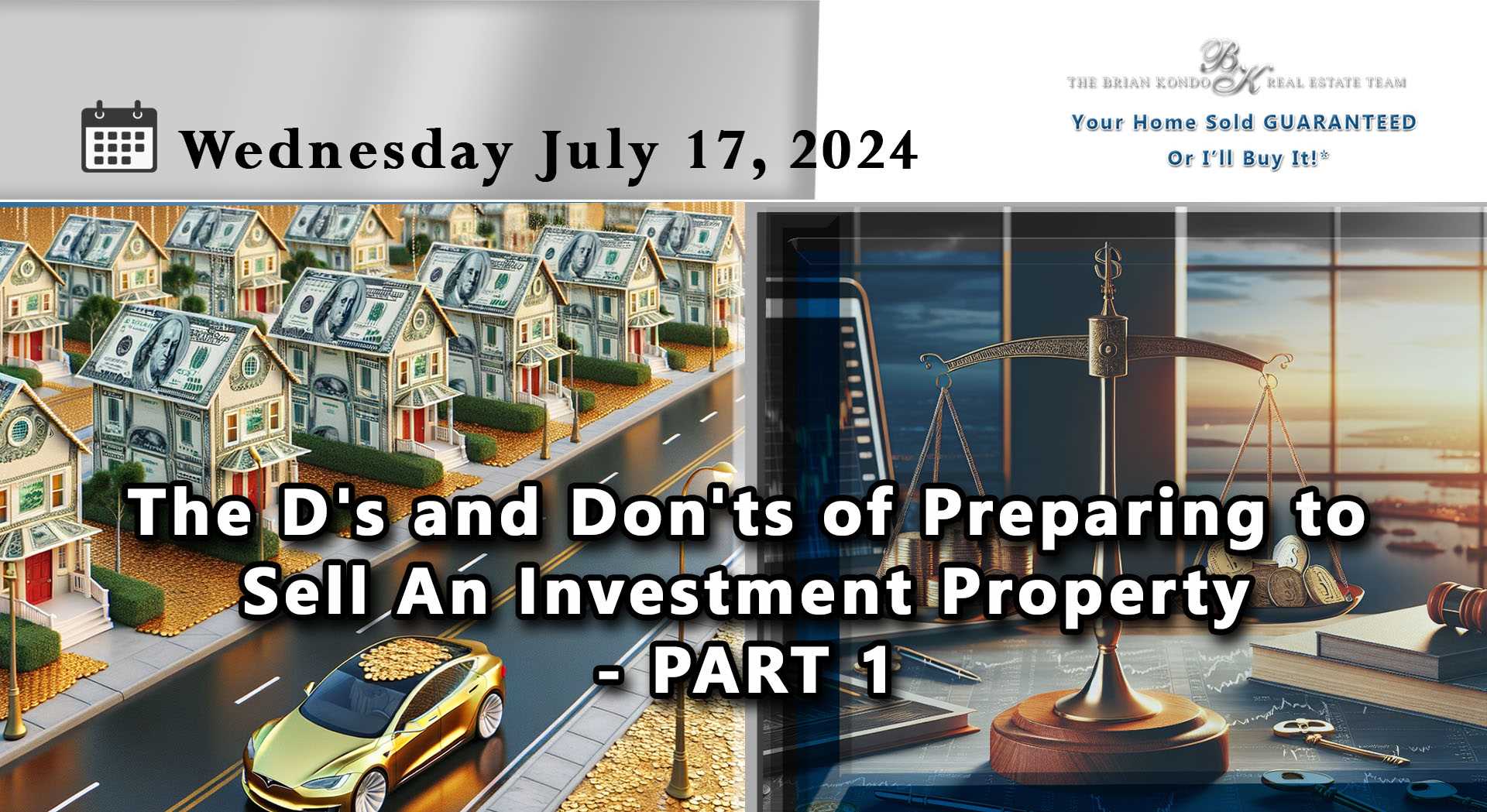 The D's and Don'ts of Preparing to Sell An Investment Property - Part 1