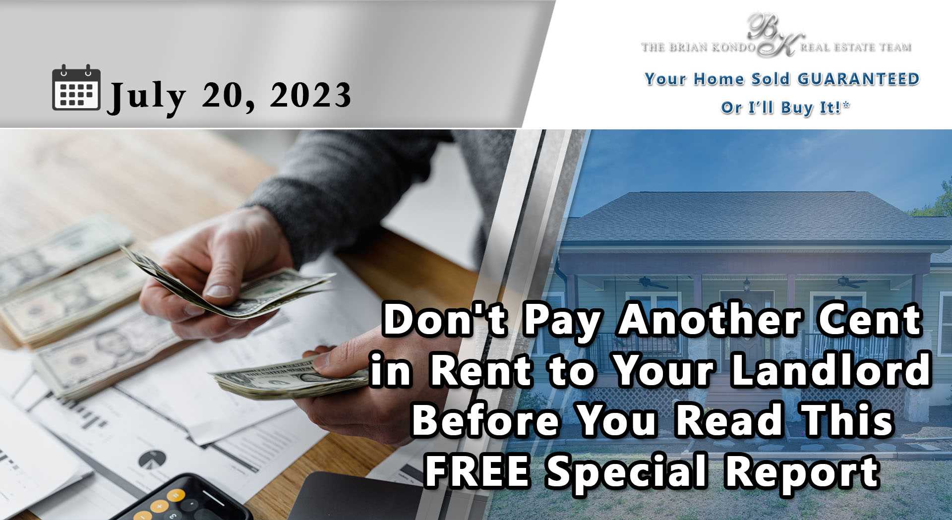 Don't Pay Another Cent in Rent to Your Landlord Before You Read this FREE Special Report