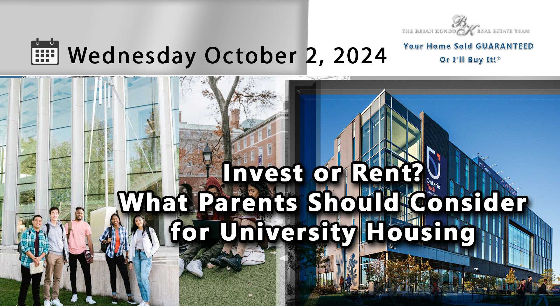 Invest or Rent? What Parents Should Consider for University Housing