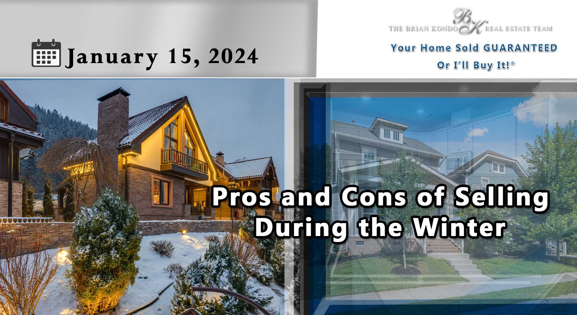 Pros and Cons of Selling During the Winter