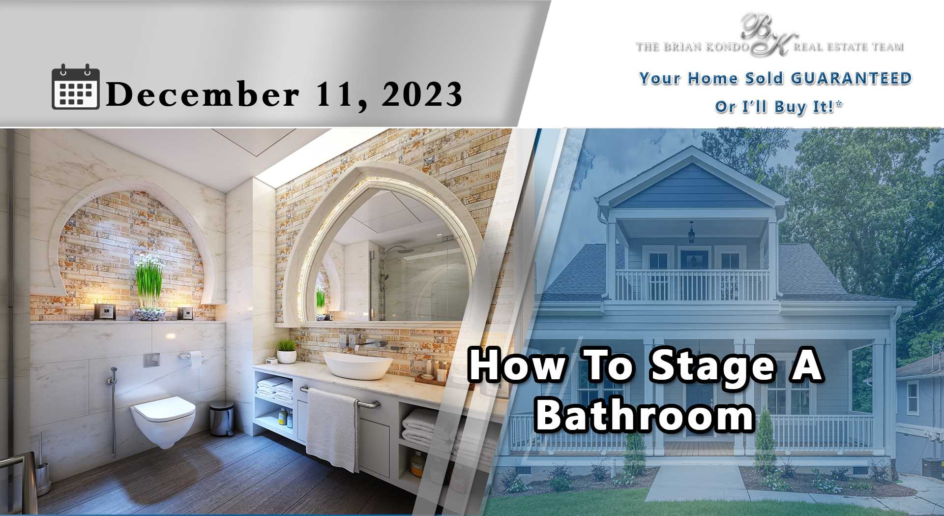 How To Stage A Bathroom