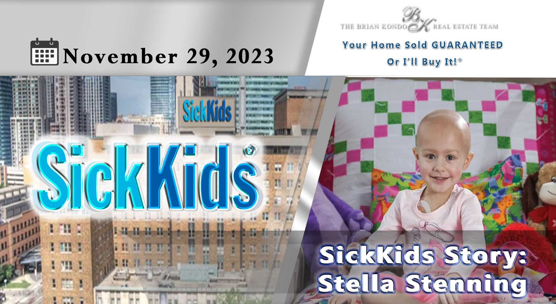 Stella Stenning's SickKids Story