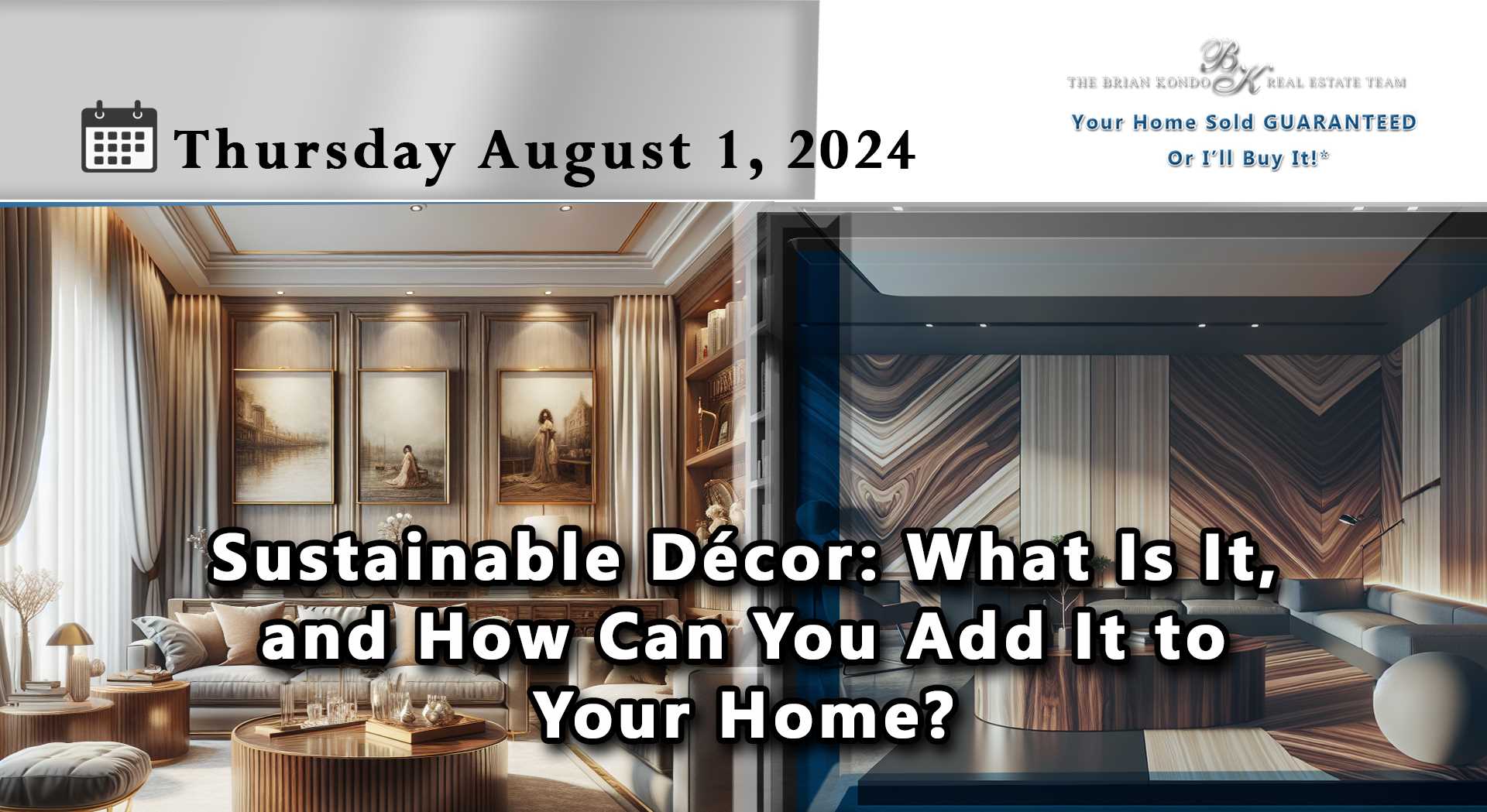 Sustainable Décor: What Is It, and How Can You Add It to Your Home?