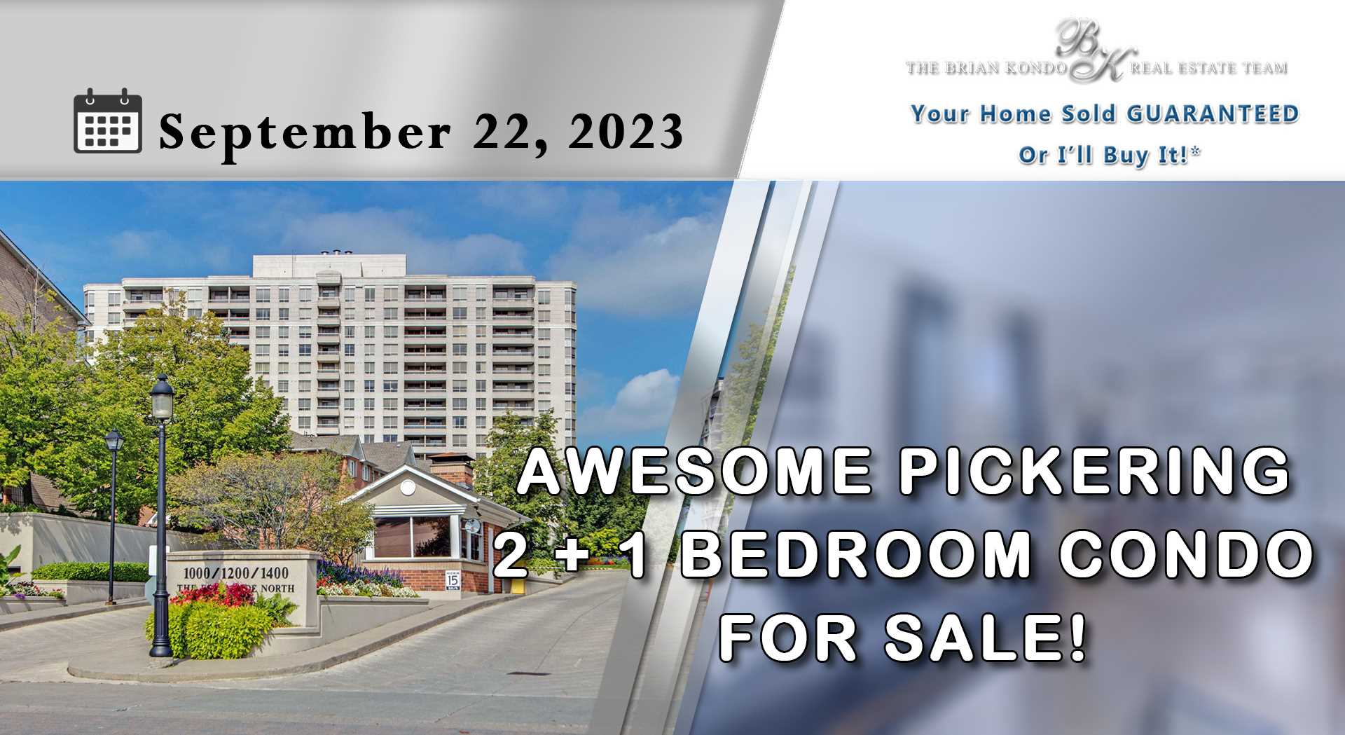 AWESOME 2 + 1 BEDROOM CONDO FOR SALE!