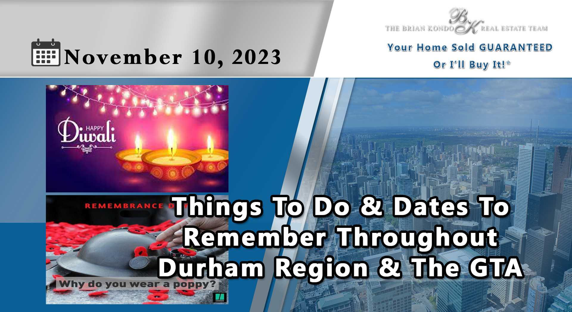 Things To Do and Dates To Remember Throughout Durham Region GTA