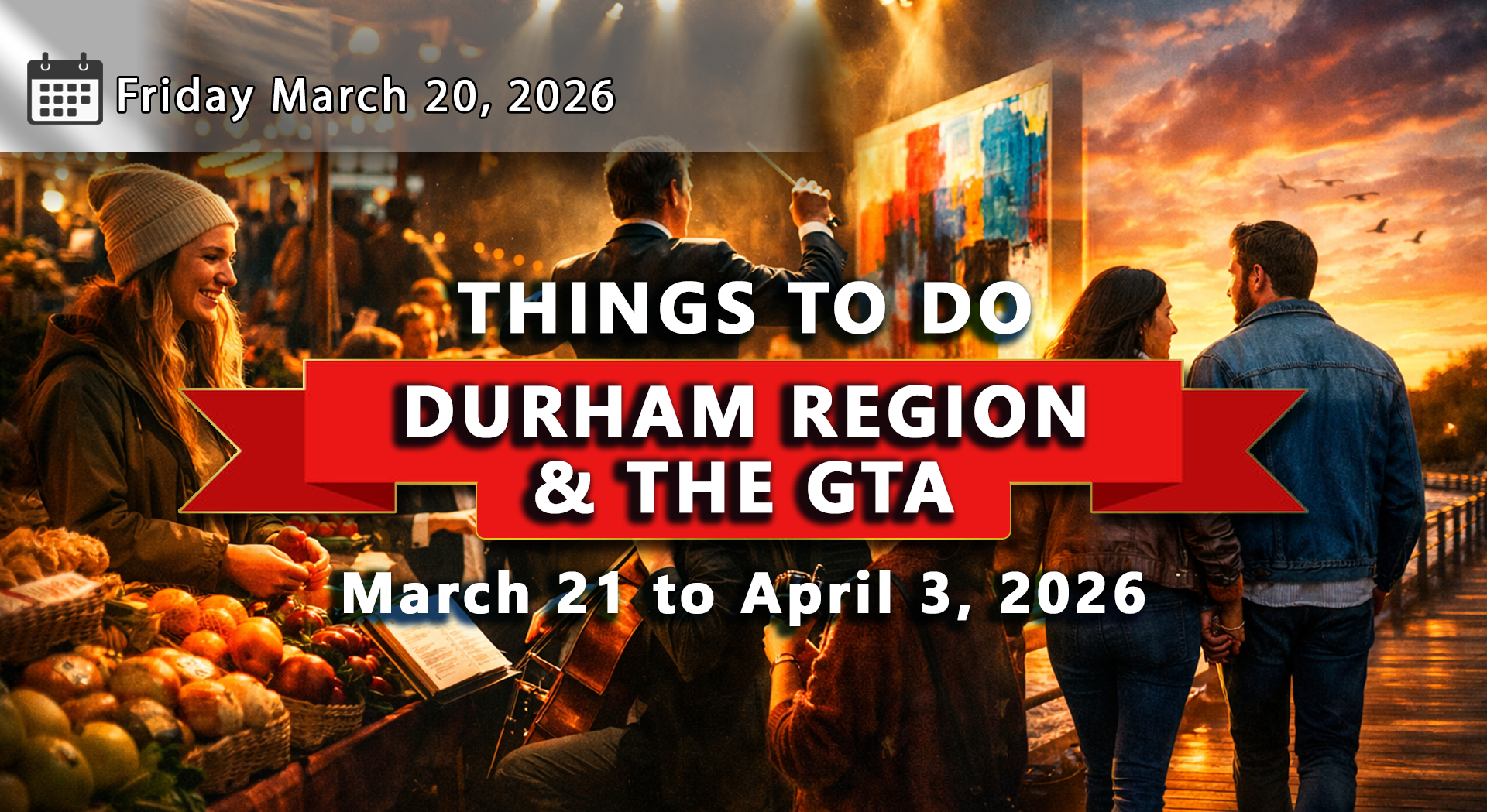 Things To Do in Durham Region and the GTA – March 21 to April 3, 2026