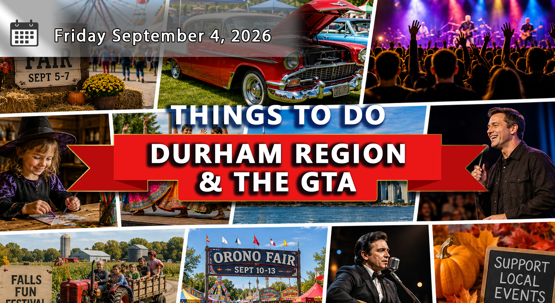 Things To Do in Durham Region and the GTA - Saturday, September 5, 2026 - Friday, September 18, 2026