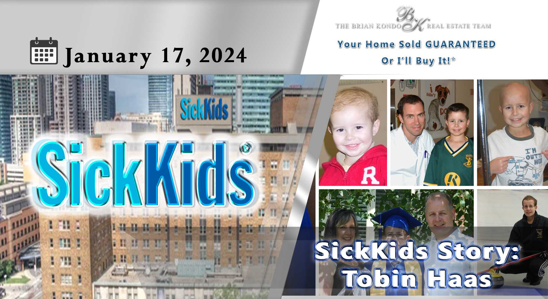 Tobin's Miracle SickKids Story