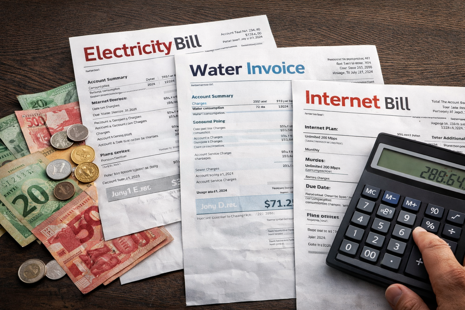 Utility Bills budgeting